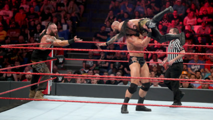 Braun Strowman & Ricochet vs. Drew McIntyre & Baron Corbin: Raw, 29 April, 2019