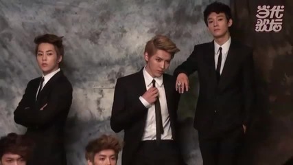 [hd] Exo - M - Dangdaigetan magazine @ Making Film (25.06.2012)