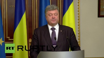 Ukraine: Poroshenko talks pre-conditions for successful Donbass elections