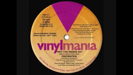 Fascination - Why You Wanna Go (club Mix) 1987