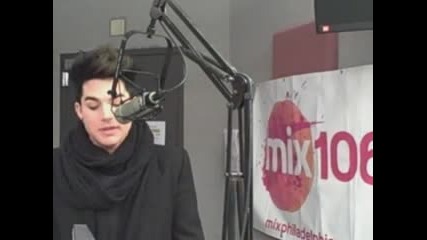 Adam Lambert with Logan and Nicole in the Morning - Mix 106.1