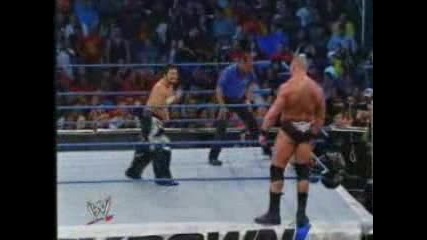 Brock Lesnar And Tajiri Vs. Edge And Rey Mysterio