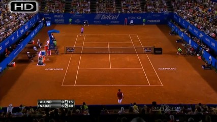 Nadal vs Alund - Acapulco 2013!