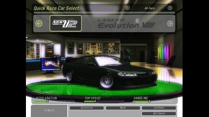 My cars on Nfsu2 (: