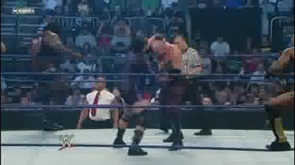 F.n.sd.2009/03/27 Cm Punk,  Mvp,  Mark Henry & Kofi Kingston vs Kane,  Christian,  Shelton & Finlay