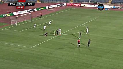 Славия - Берое 1:1 /първо полувреме/
