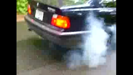 Bmw 318i Burnout