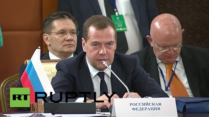 Kazakhstan: Medvedev speaks at Council of CIS prime ministers