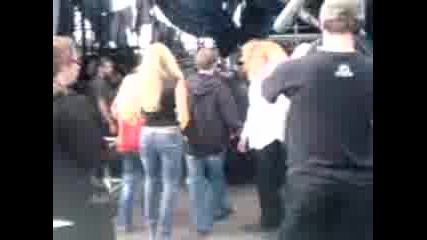 dave mustaine излиза на сцената на Sonisphere Sofia 2010 