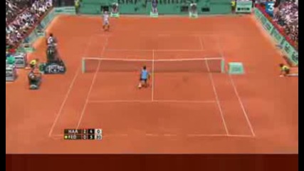 Roger Federer vs Tommy Haas - French Open 2010