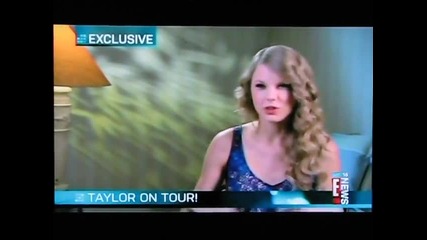 E! news Interview with Taylor Swift about Usa Tour 2011