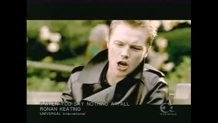 Ronan Keating - When You Say Nothing At All(превод)