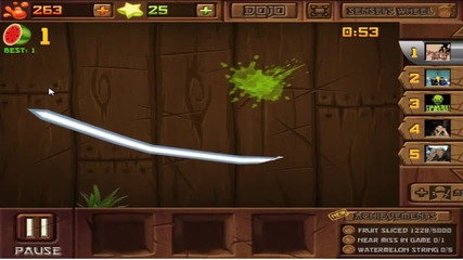 Fruit Ninja Frenzy във Facebook | Епизод 1