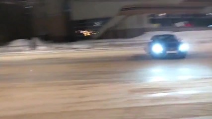 Audi R5 Snow Drifting Fail