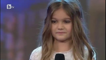 България Търси Талант 2015 - 8 годишно момиче изпълни Beyonce Listen