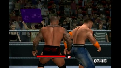 Raw vs Smackdown 2011 - Randy Orton vs John Cena |iron Man match| Част 1 