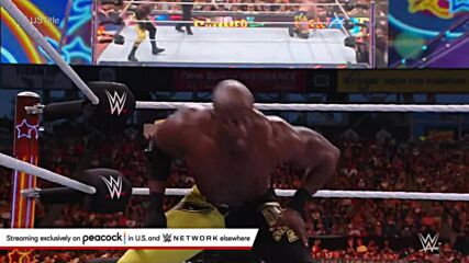 Bobby Lashley plants Theory with a running powerslam: SummerSlam 2022 (WWE Network Exclusive)