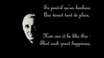 Charles Aznavour - C est Fini 