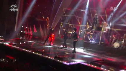 141226 Infinite Sunggyu, Dongwoo & Hoya – tribute to Shin Haechul (with N.e.x.t) kbs Gayo Daechukjae