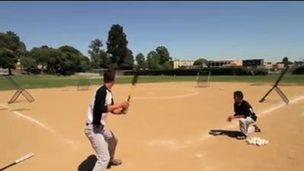 Ето това е тренировка за бейзболисти !
