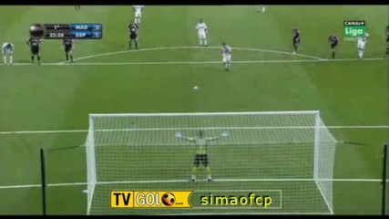 Първият официален гол на Кристиано Роналдо с Реал Мадрид