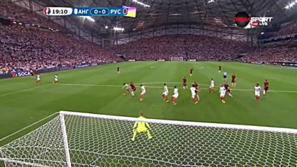 Англия - Русия 1:1 (репортаж)