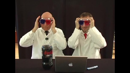 The Coke Zero _ Mentos Rocket Car - Make Your Own 3d Glasses