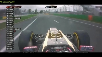 Kimi Raikkonen - onboard - Melbourne 2012