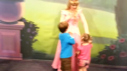 Kassie meets Cinderella and Aurora