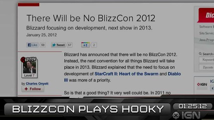 Ign Daily Fix - 25.1.2012 - Xbox 720 Rumors & Blizzcon Say No to 2012