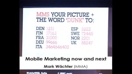 Mobileweb'2010 - Семинар Мобилен маркетинг и реклама на списание .net - Марк Вехтер