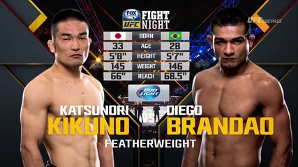 Diego Brandao vs Katsunori Kikuno (ufc Fight Night, 27.09.2015)