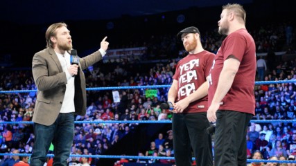 Kevin Owens & Sami Zayn occupy SmackDown: SmackDown LIVE, Dec. 12, 2017