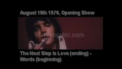 Elvis Presley 10 August1970 Excerpt