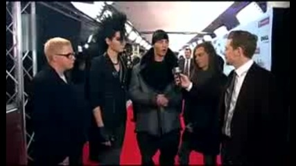 Tokio Hotel Ema 2009 Red Carpet 