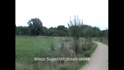 Ракета с гъм накрая