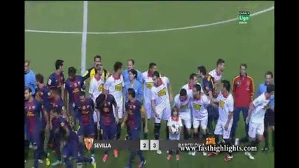 Севиля 2: 3 Барселона