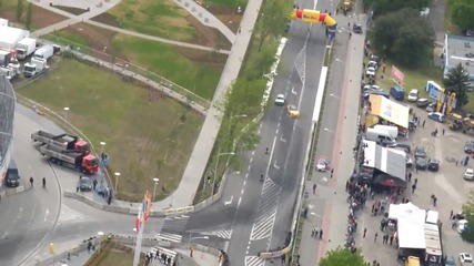 Budmat Drift - widok z helikoptera - Puz drift