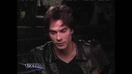 Backstage on Set of The Vampire Diaries 