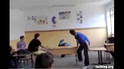 Първото му задно салто