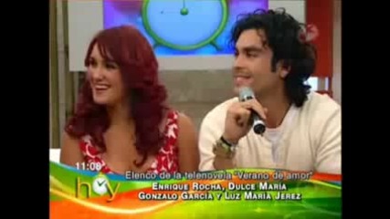 de Amor  (dulce Maria y elenco de Vda - Hoy)
