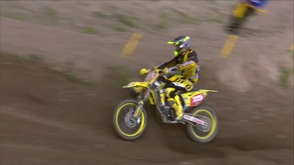 Ryan Villopoto vs Clement Desalle with Gopro of Rv2 crash Mxgp of Trentino 2015 - motocross