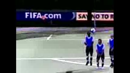 фифа 2010 free kick krasiv gol 