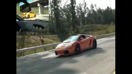 Много лудо Lamborghini Gallardo Street Race