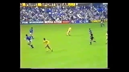 Everton 2 - Leeds United 3 (season 1991)