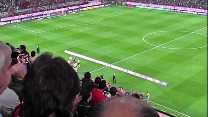 Страхотната хореография на мача Милан-интер
