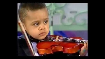 Andre Rieu и 3 годищния Akim Camara