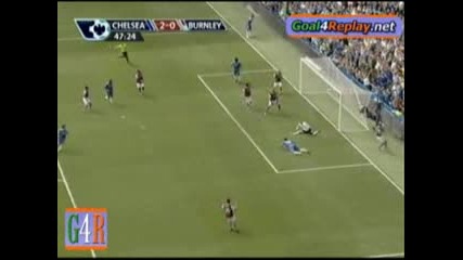 29.8.2009 Челси - Бърнли 3 - 0 (2 - 0) гол на Балак