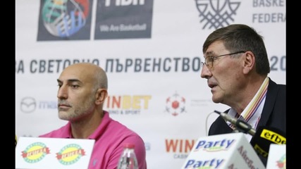 Пресконференция на националния по баскетбол след класиране за световните квалификации