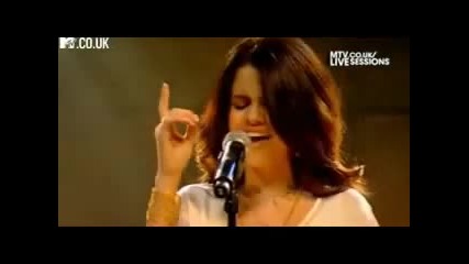 Selena Gomez The Scene Kiss & Tell at Mtvs Live Session 